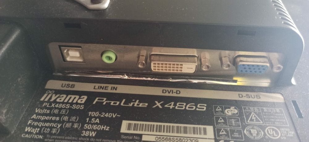 Monitor + uchwyt PC komputer