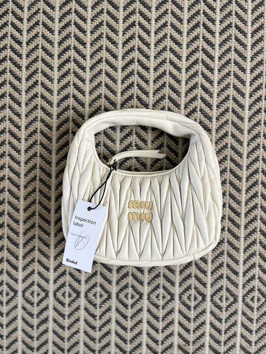 mala miu miu wander hobo matelassé