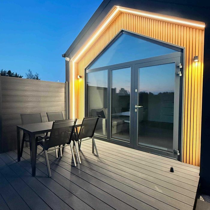 Całoroczne stylowe domki w Jastrzębiej Górze, 350m do morza