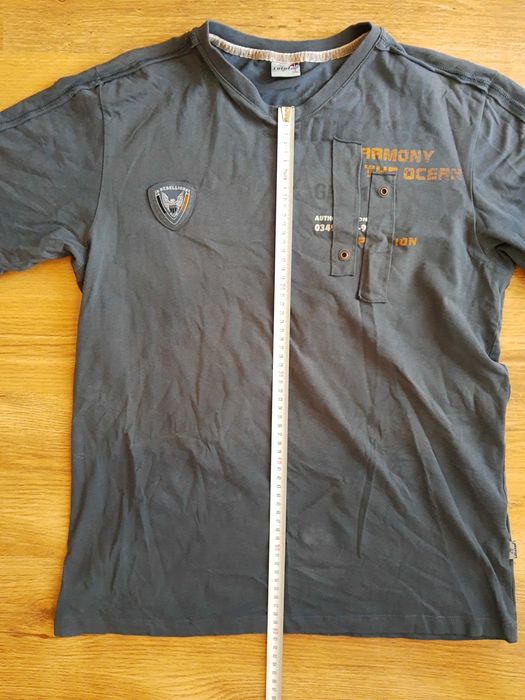 Granatowa koszulka męska