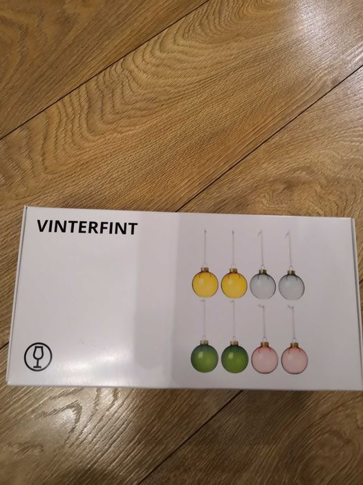 Bombki szklane Ikea 8 szt