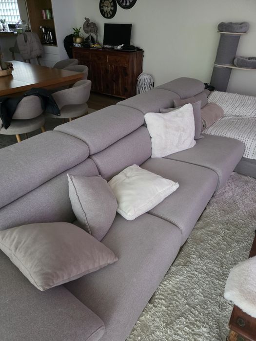 Sofá com chaise long