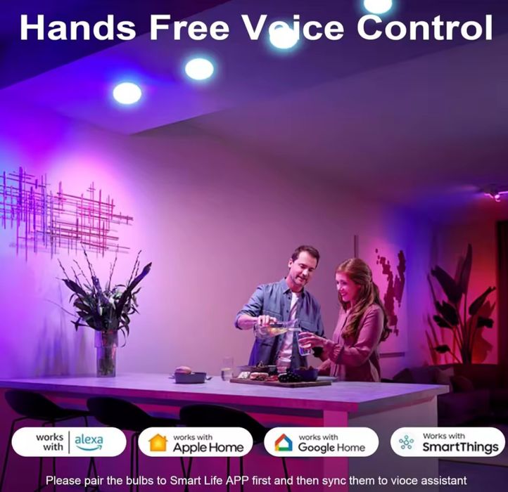 Lâmpadas GX 53 WIFI Inteligente