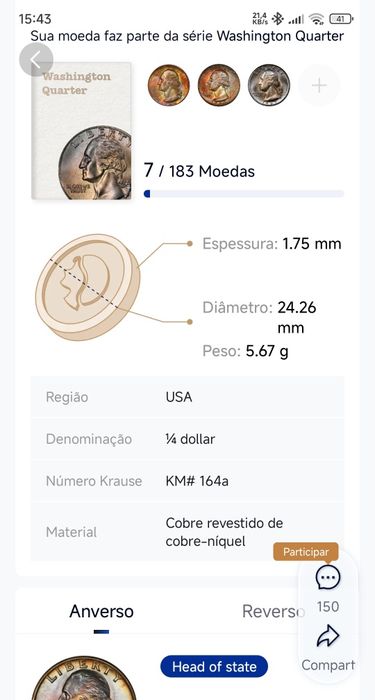 2 Moedas antigas U.S.A