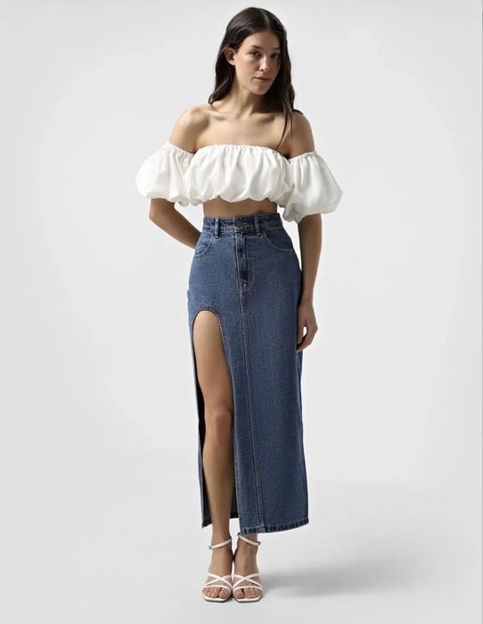 Джинсова спідниця cher17