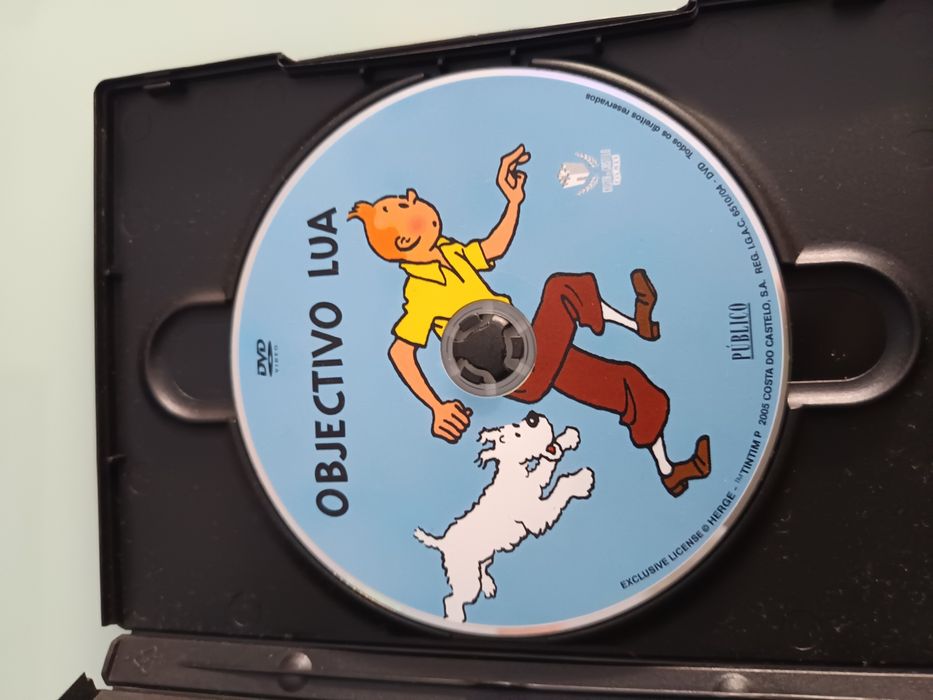 DVD Tintim objetivo lua