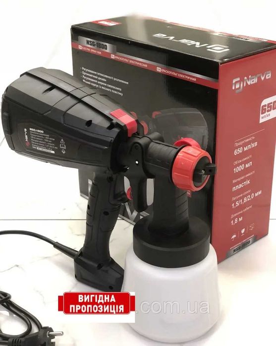 Краскопульт электрический NARVA NSG-2100 и Narva NSG-1800.