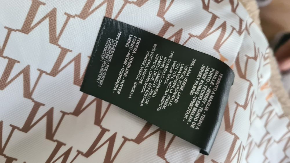 Futro miś teddy Max Mara baranek