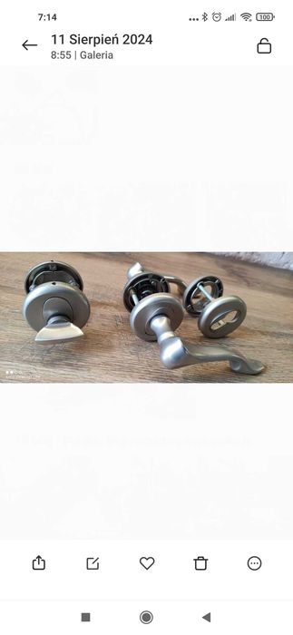 Klamki do drzwi wewnętrznych komplet