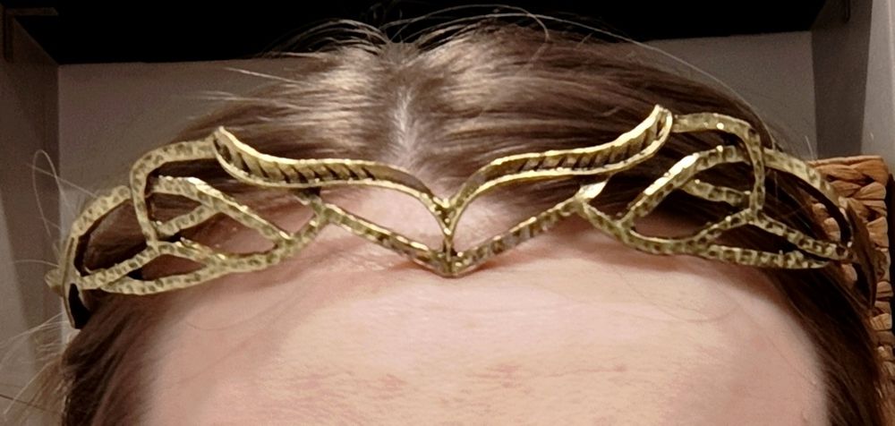 Korona tiara elficka cosplay lotr