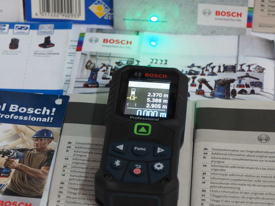 BOSCH GLM 50-27CG dalmierz odporny zielony promień Bluetooth wurth
