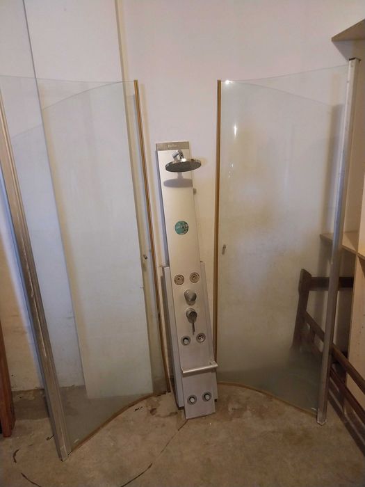 2 Portas de Resguardo de Duche ITALBOX - Vidro Temperado