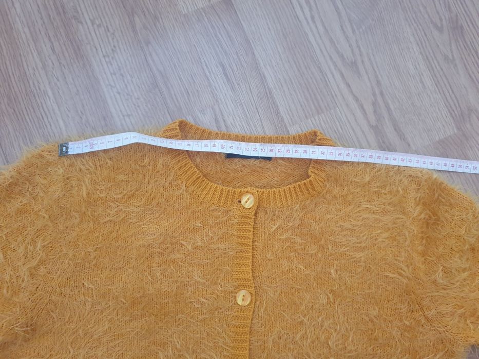 Sweter damski L sweterek puszysty miękki rozpinany