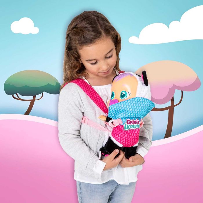 Дитяча переноска кенгуру для ляльок Cry Babies IMC Toys