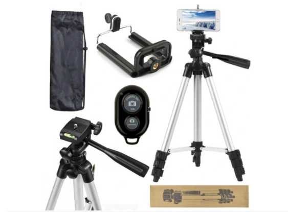 STATYW FOTOGRAFICZNY Statyw Do Aparatu Telefonu Zestaw 4 w 1