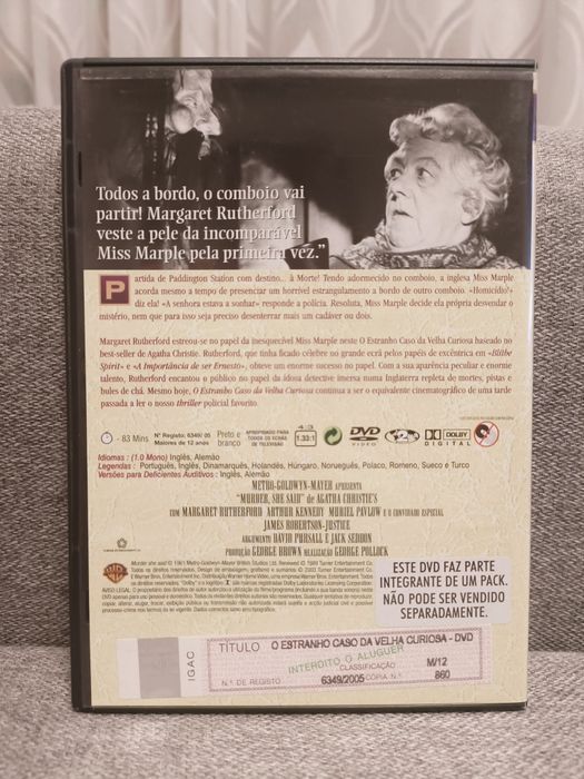 Pack Margaret Rutherford (Miss Marple)
