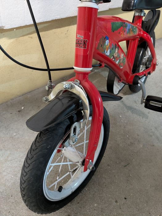 Bicicleta roda 12 Mickey