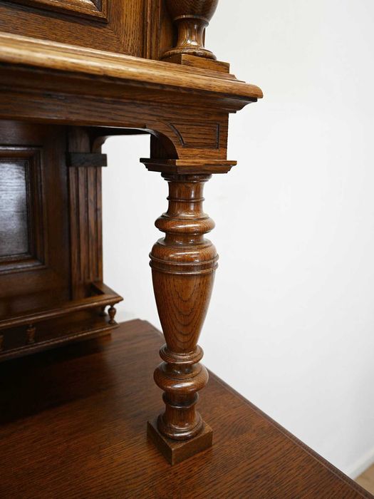 rustykalny francuski wysoki kredens rozbieralny 112201