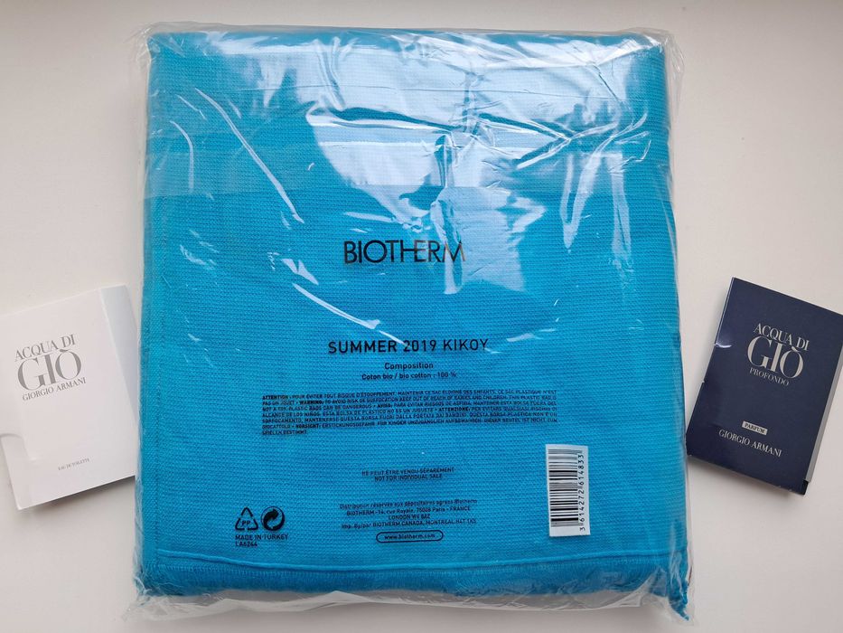 Літні пляжні рушники Biotherm, Calvin Klein, Hugo Boss, Giorgio Armani