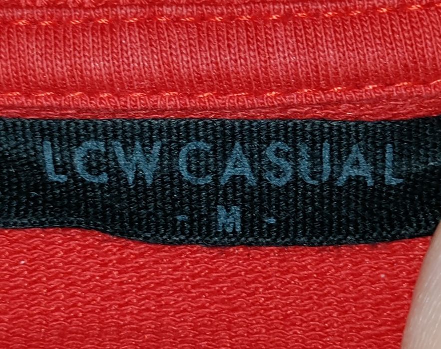 Czerwony męski sweter LC Waikiki M