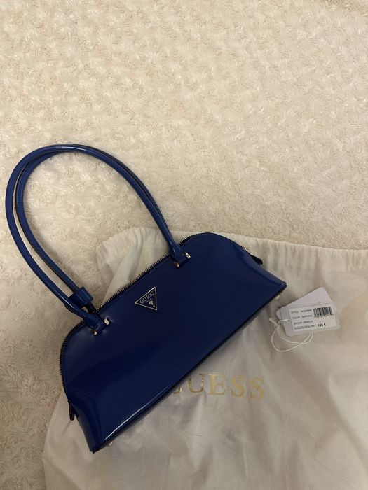 Mala carteira Guess nunca usada azul