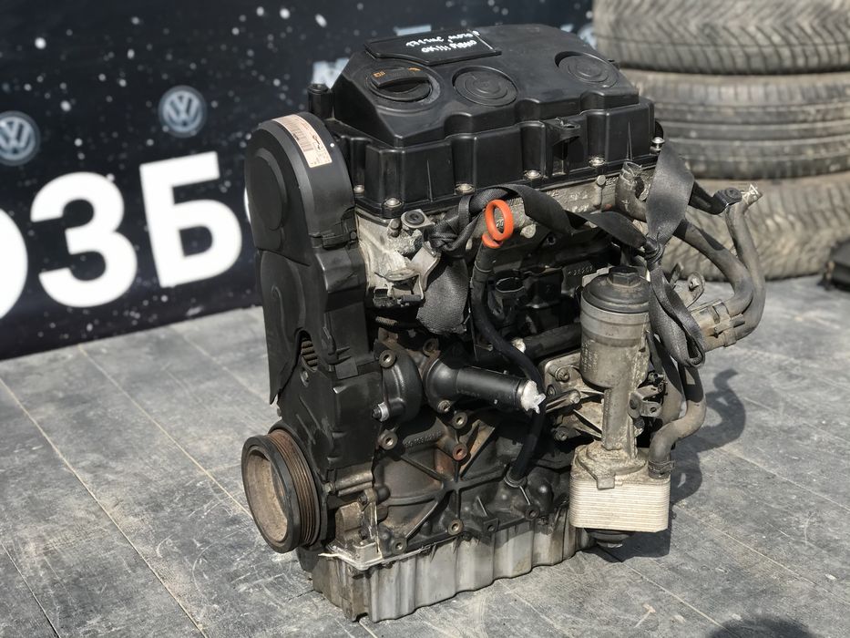 мотор двигатель 1.9 bls 77kw passat b6 golf 5 skoda a5 touran caddy