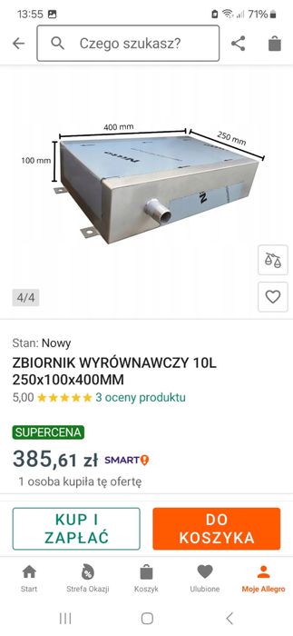 Zbiornik wyrównawczy 10 litrow