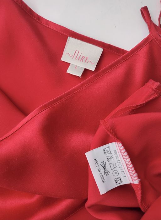 Шовковий пеньюар сукня на бретельках бренд Flirt