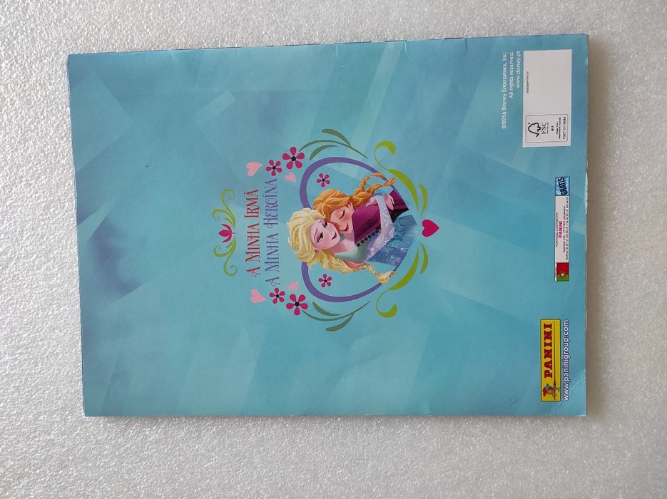 Caderneta de cromos vazia Frozen - O reino do gelo