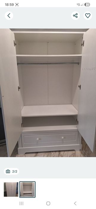 Szafa biała Bellamy