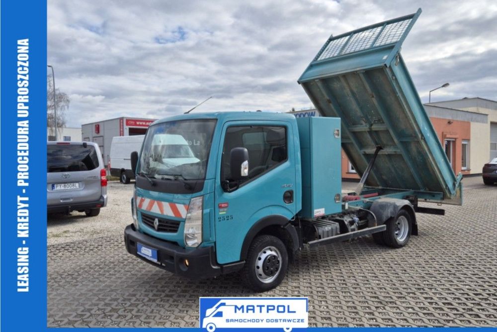 Renault Maxity 3.0D, Wywrotka JPM 3.20x 1,85m, klima, blokada mostu  Cabstar, Nissan NT400, Canter FUSO, podgrzewane fotele, HAK, KAT.B