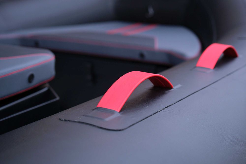 RIB Aluminium AquaSpirit S450 BLACK and RED