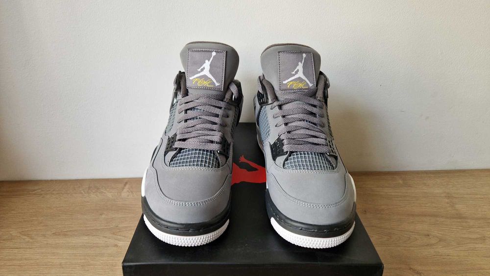 Nike Air Jordan 4 IV Cool Grey NOWE 42,5 EUR = 9 US 9US