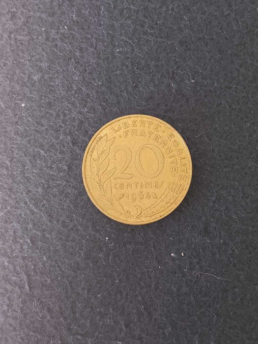 Moedas de 20 centimes - França - 1964 e 1967