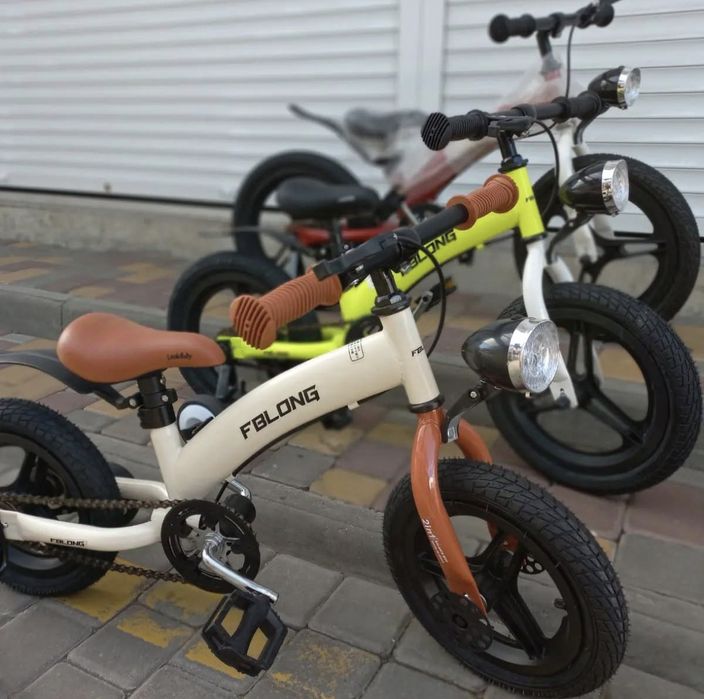 Закінчується Велосипед беговел 2 в 1 на 12,14,16"