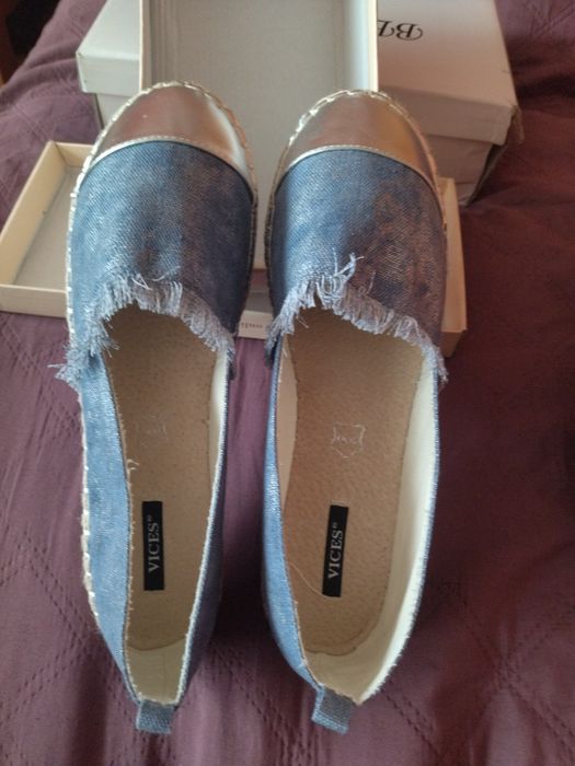 Espadryle kolor dzins