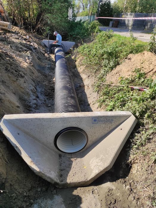 Usługi mini koparką. koparką i koparko ładowarką .prace ziemne
