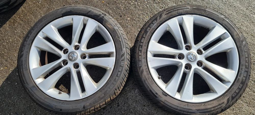 2 X KOŁA ALU 18'' 5X115 OPEL ASTRA J IV ZAFIRA C Z OPONAMI 235/45/18