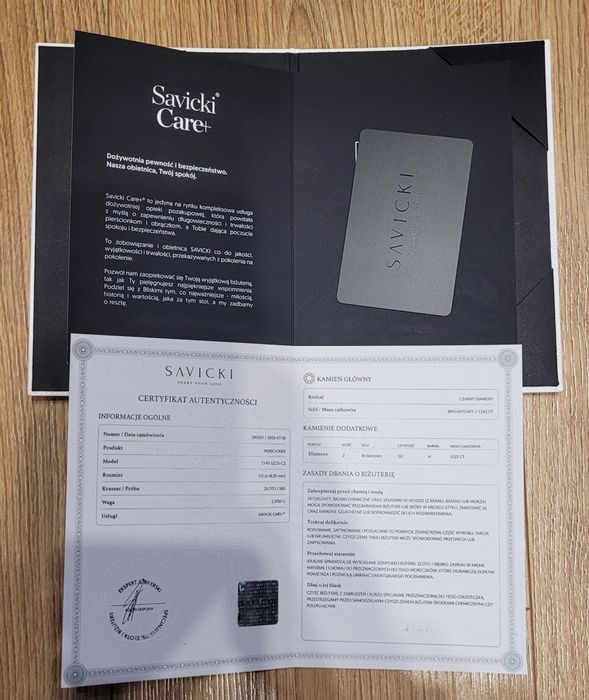 Pierścionek zaręczynowy z bez terminową gwarancją w tym zmiana rozmiar