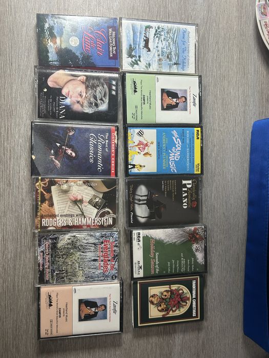 Фірмові аудіокасети одним лотом (12 шт) — класика, інструменталка, є нові!