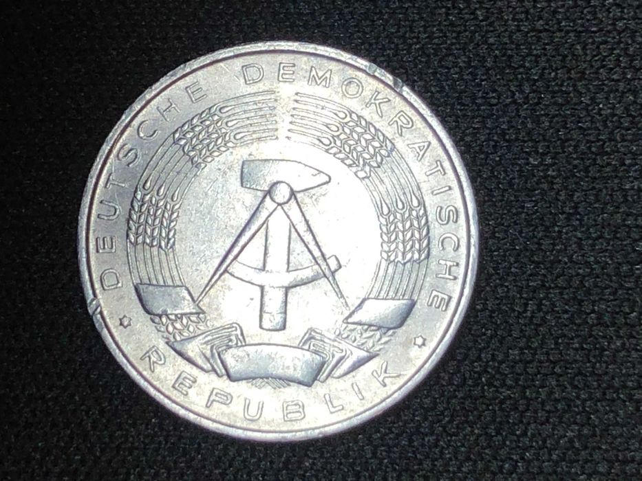 Alemanha Democrática RDA - 1975 - 1 Pfennig Letra A - Alumínio