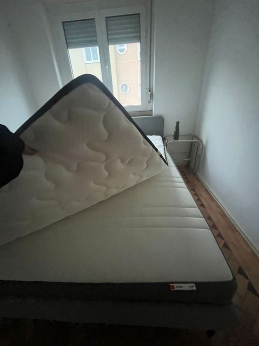 Cama + colchão + topper