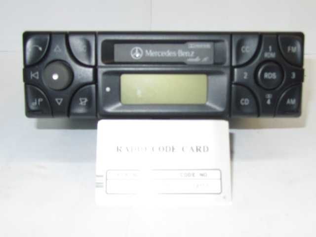Auto radio mercedes original com cartão de codigo