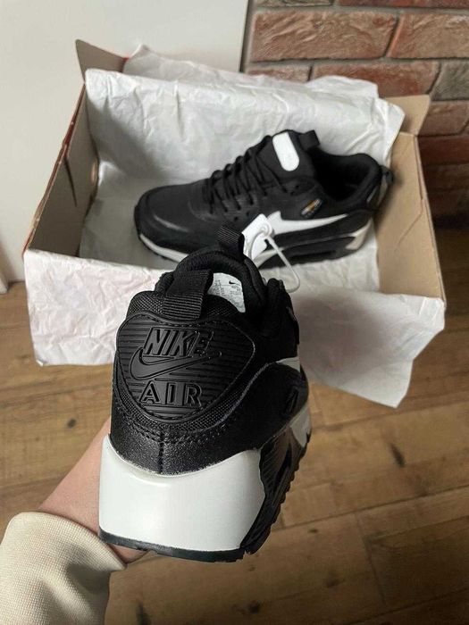 !!WOW!! Nike Air Max 90 Surplus Black White 36 37 38 39 40 41 42 43 44
