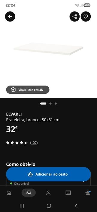 Prateleira branca