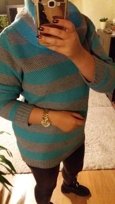 fruby zimowy sweter GERY WEBER EDITION STRIPES w pasy