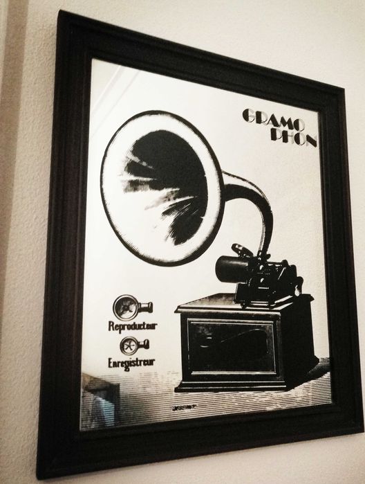 Quadro pintura em vidro