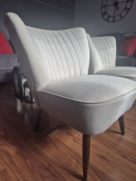 Fotel tapicerowany PRL