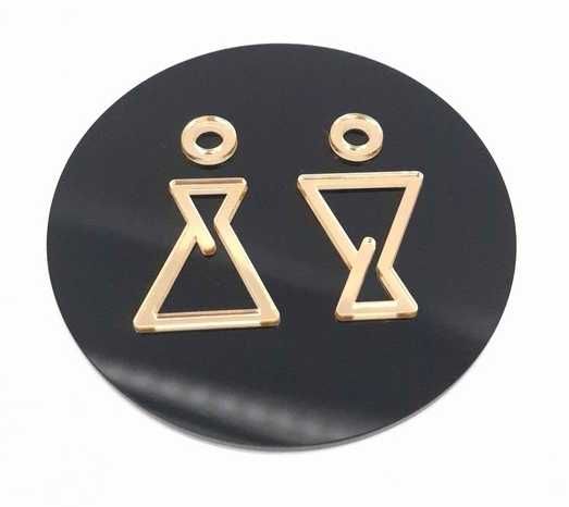 Tabliczka Toaleta Wc Znak Symbol Męski Damski Znaczek 19x19cm