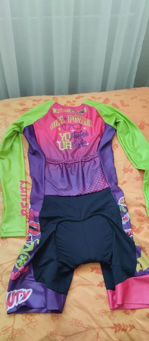 Roupa de ciclismo de mulher